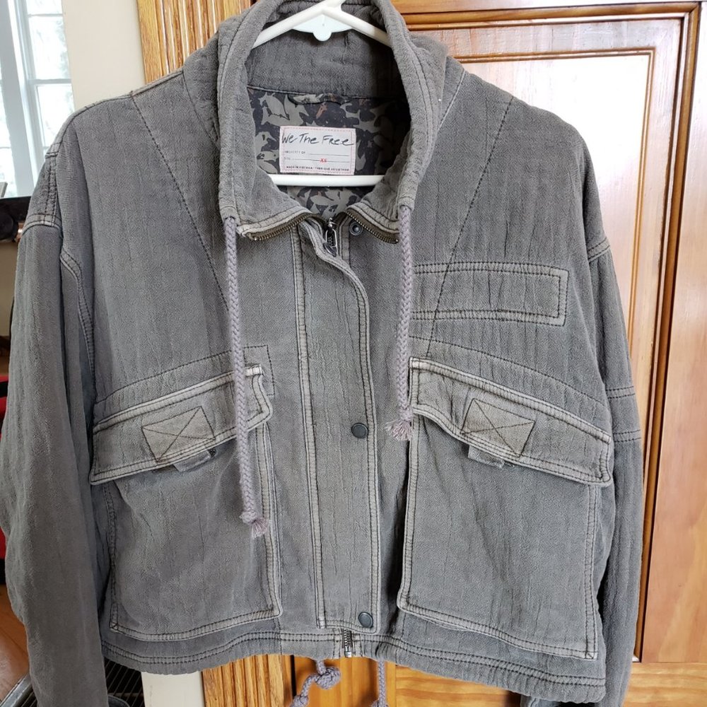 Free People "Eyes on You" Surplus Jacket XS